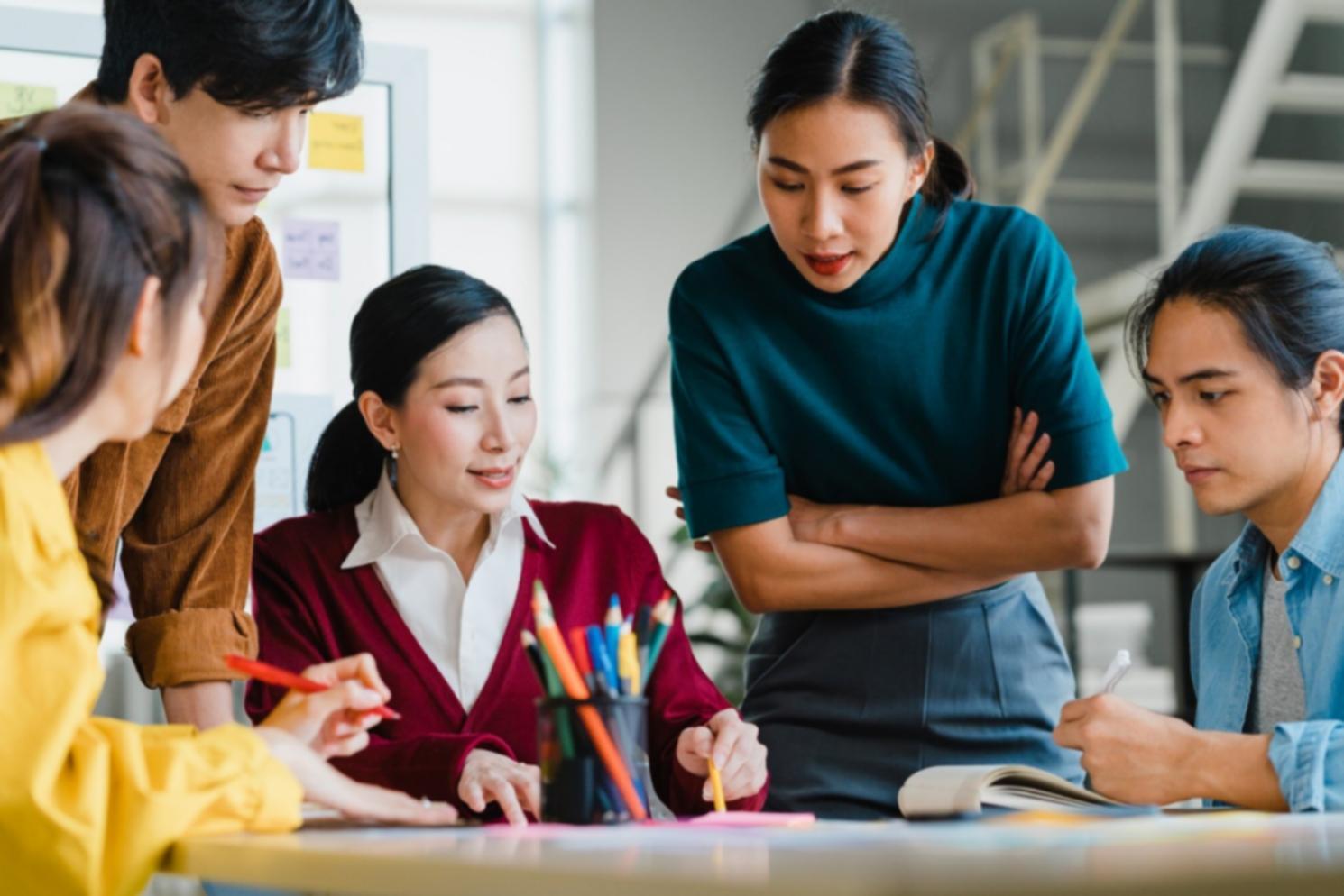 Professional training and development setting